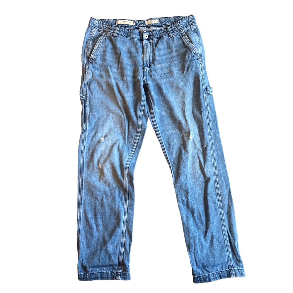 Anthropologie Pilcro Relaxed Mid Rise Carpenter Jeans Size 28